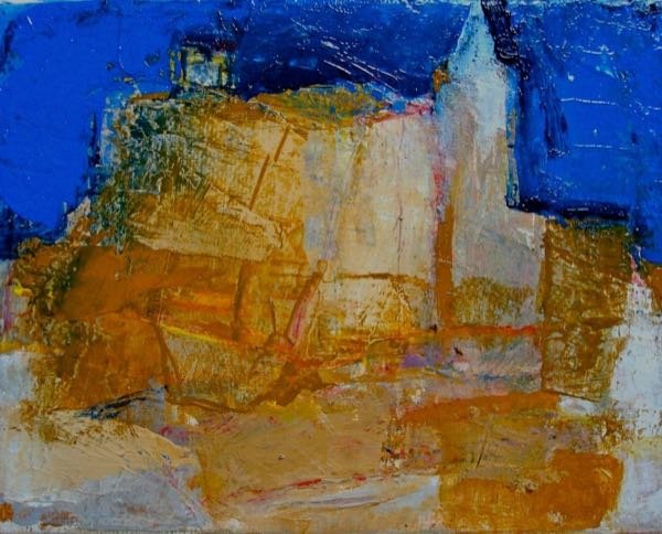 Zonder titel — Circulades (14×18cm) — schilderij van Henk van Dam
