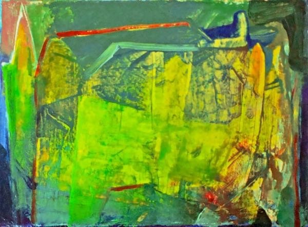Zonder titel — Circulades (18×24cm) — schilderij van Henk van Dam