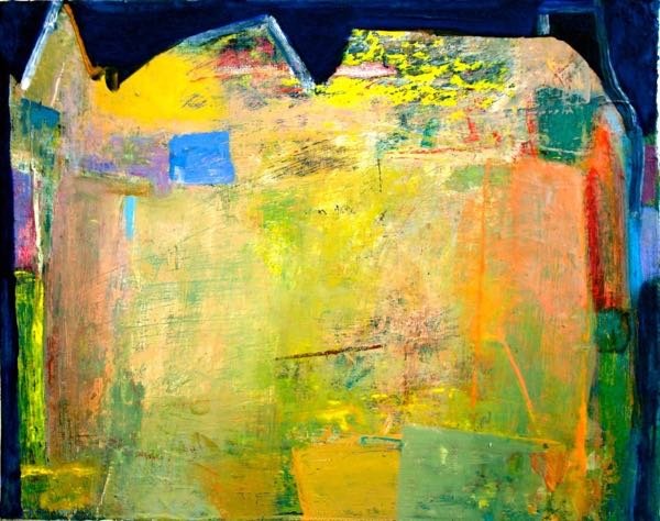 Zonder titel — Circulades (24×30cm) — schilderij van Henk van Dam