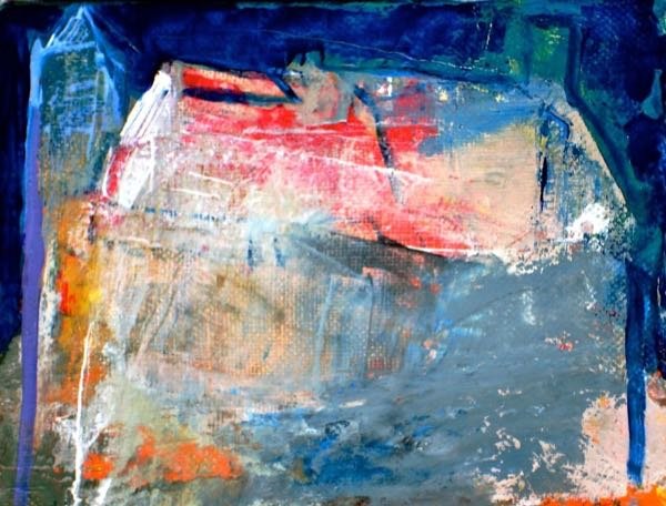 Zonder titel — Circulades (12×18cm) — schilderij van Henk van Dam
