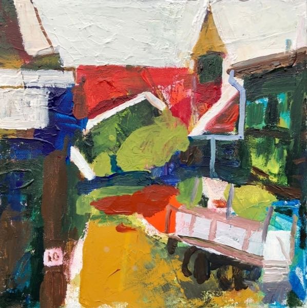 Woude 10 — schilderij van Henk van Dam