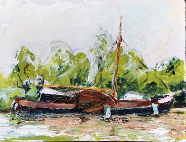 De Dankbaarheid — schilderij van Henk van Dam