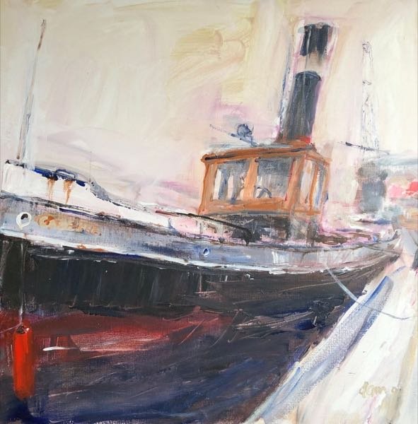 De Gabrielle van Jaap Koeman — schilderij van Henk van Dam