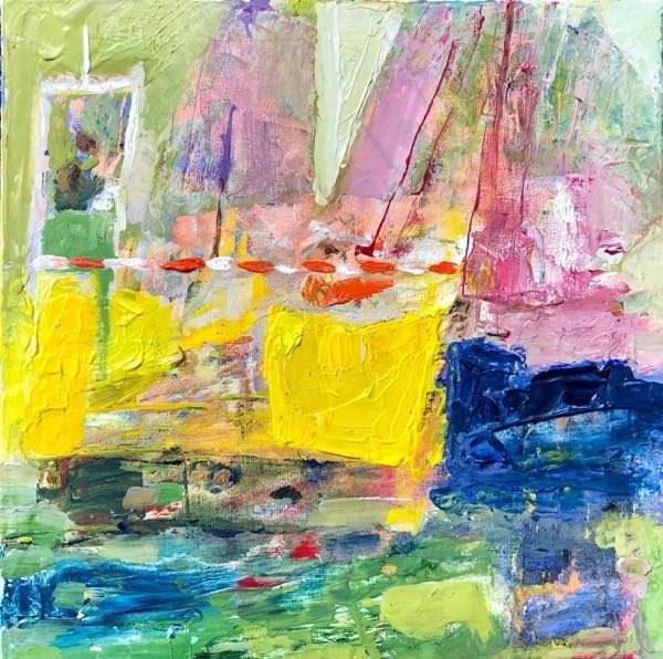 Zonder titel — Markervaart — schilderij van Henk van Dam